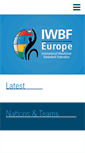 Mobile Screenshot of iwbf-europe.org